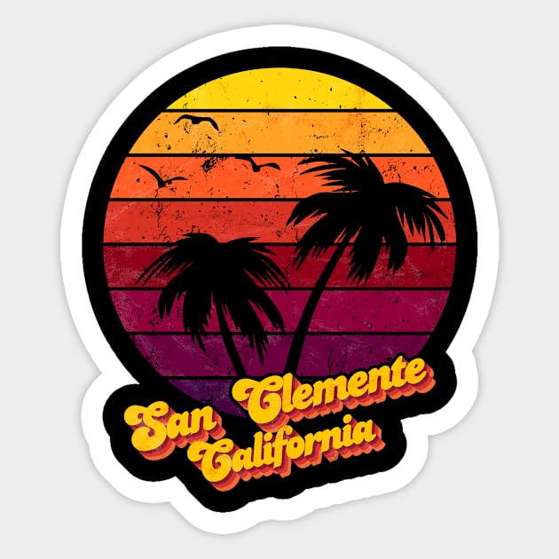 San Clemente California Sticker by Jennifer